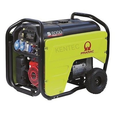 Pramac S8000 - 230v +CONN+AVR+RCD E-Start Portable Petrol Generator