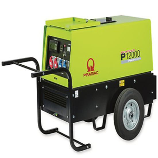 Pramac P12000 400v +CONN +Wheel Kit Diesel Generator - Portable