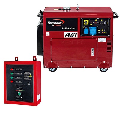 Powermate PMD5000S 230v +AVR +ATS Silent Portable Generator Powermate PMD5000S 230v +AVR +ATS Silent Portable Generator