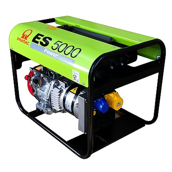 Pramac ES5000 230/110v Long Run Generator - Pramac Generators