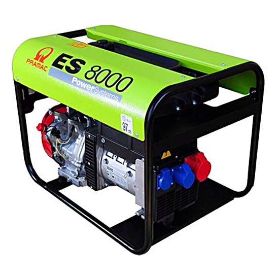 Pramac ES8000 400v 3 Phase Long Run + AVR Petrol Generator