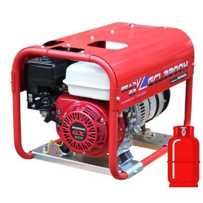 GCL3200H 3.2kW/4kVA 110v/230v LPG/Petrol Dual Fuel Generator