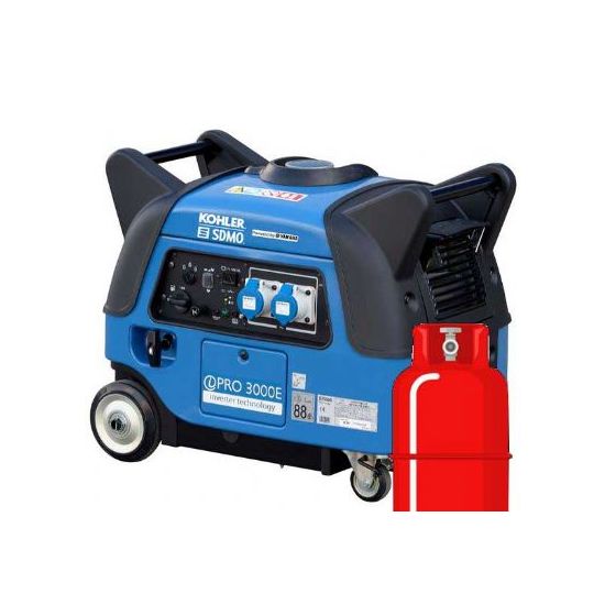 SDMO iPro3000E LPG Dual Fuel Yamaha Powered Silent Elec-Start Generator