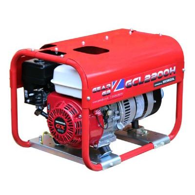 GCL2200H 2.2kW (2.7kVA) 110v/230v Honda GX200 Petrol Generator