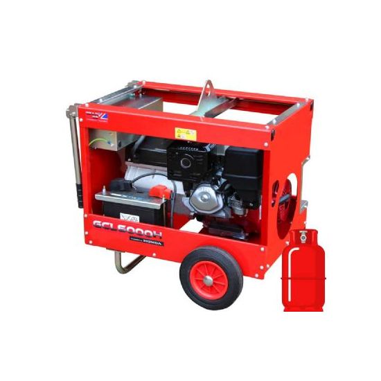 GCE6000H 6.5kW/8kVA Duel Fuel Elec Start Honda Powered Generator