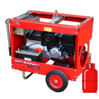 GCE6000H 6.5kW/8kVA Duel Fuel Elec Start Honda Powered Generator