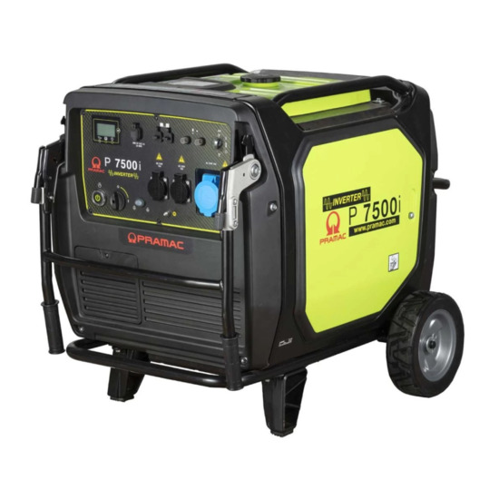 Pramac P7500i Petrol Inverter Generator
